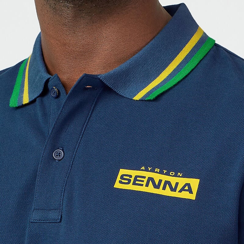 AS FW MENS LOGO POLO - navy