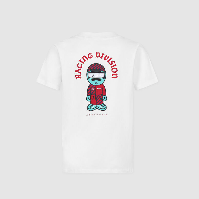 F1 FW KIDS GRAPHIC TEE - white