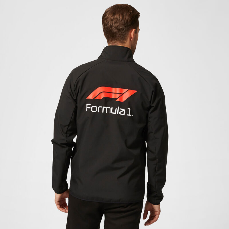 F1 FW TECH SOFTSHELL JACKET - black