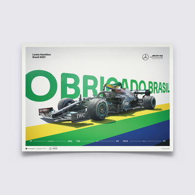 Lewis Hamilton Obrigado Brasil 2021