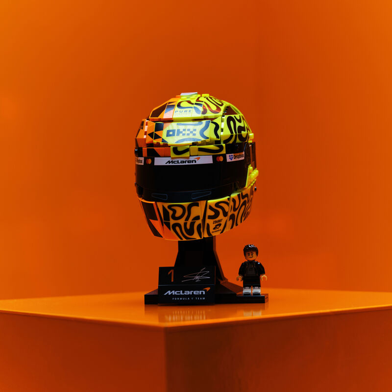 LEGO® Lando Norris Helmet Set 2026 - McLaren Mastercard F1 - Yellow ONE SIZE - 5702018069622 - Fuel For Fans F1 Merchandise store