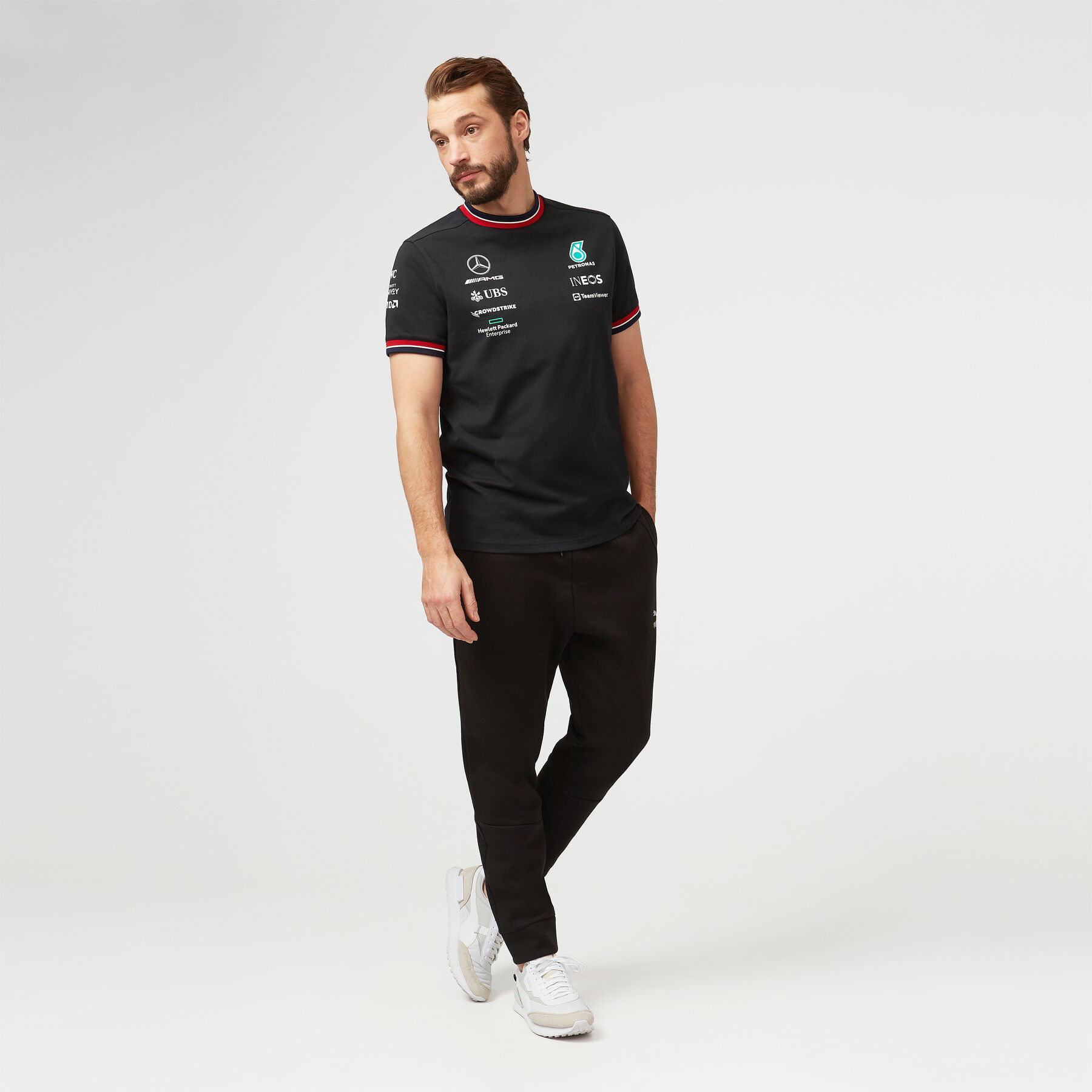 2022 Team T Shirt Mercedes AMG Petronas Fuel For Fans