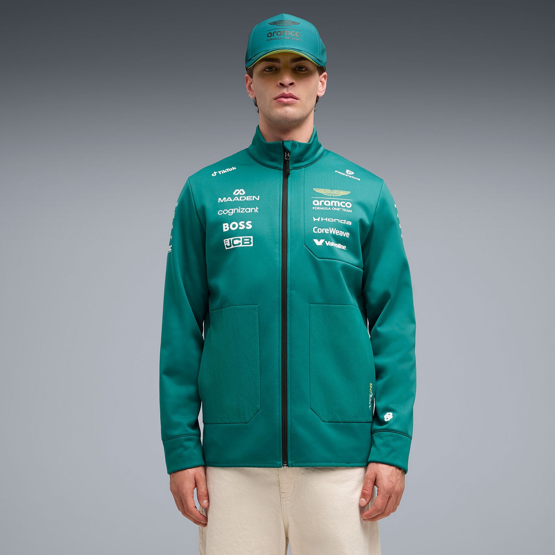2026 Replica Team Softshell Jacket - Aston Martin F1 Team | Fuel