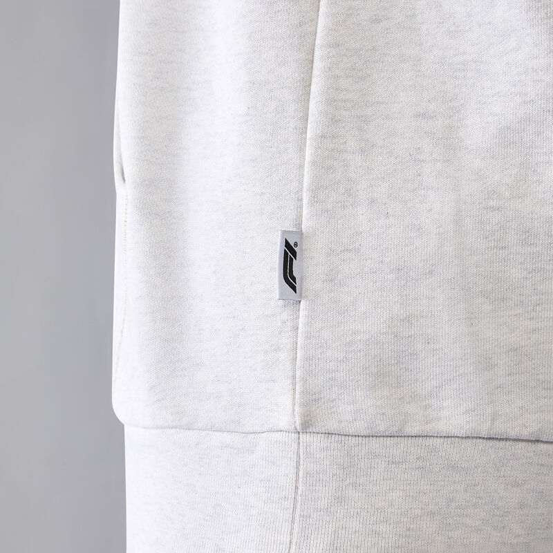 F1 FW BOUCLE HOODY - white