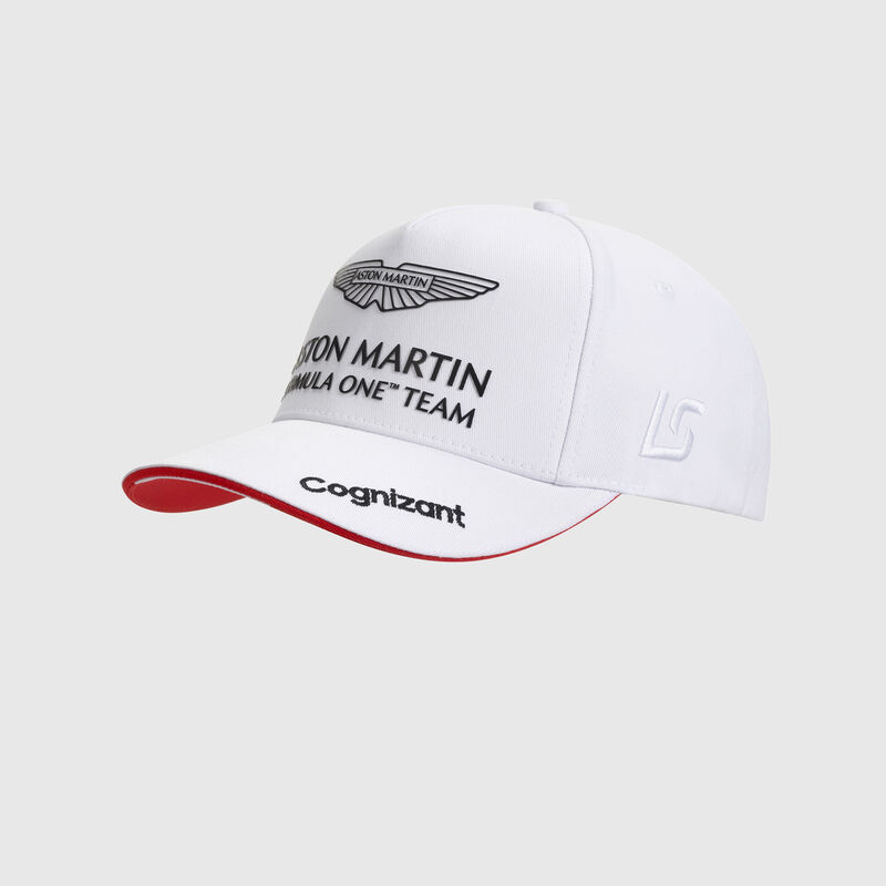 ASTON MARTIN F1 DRIVER LS FLAG CAP - white