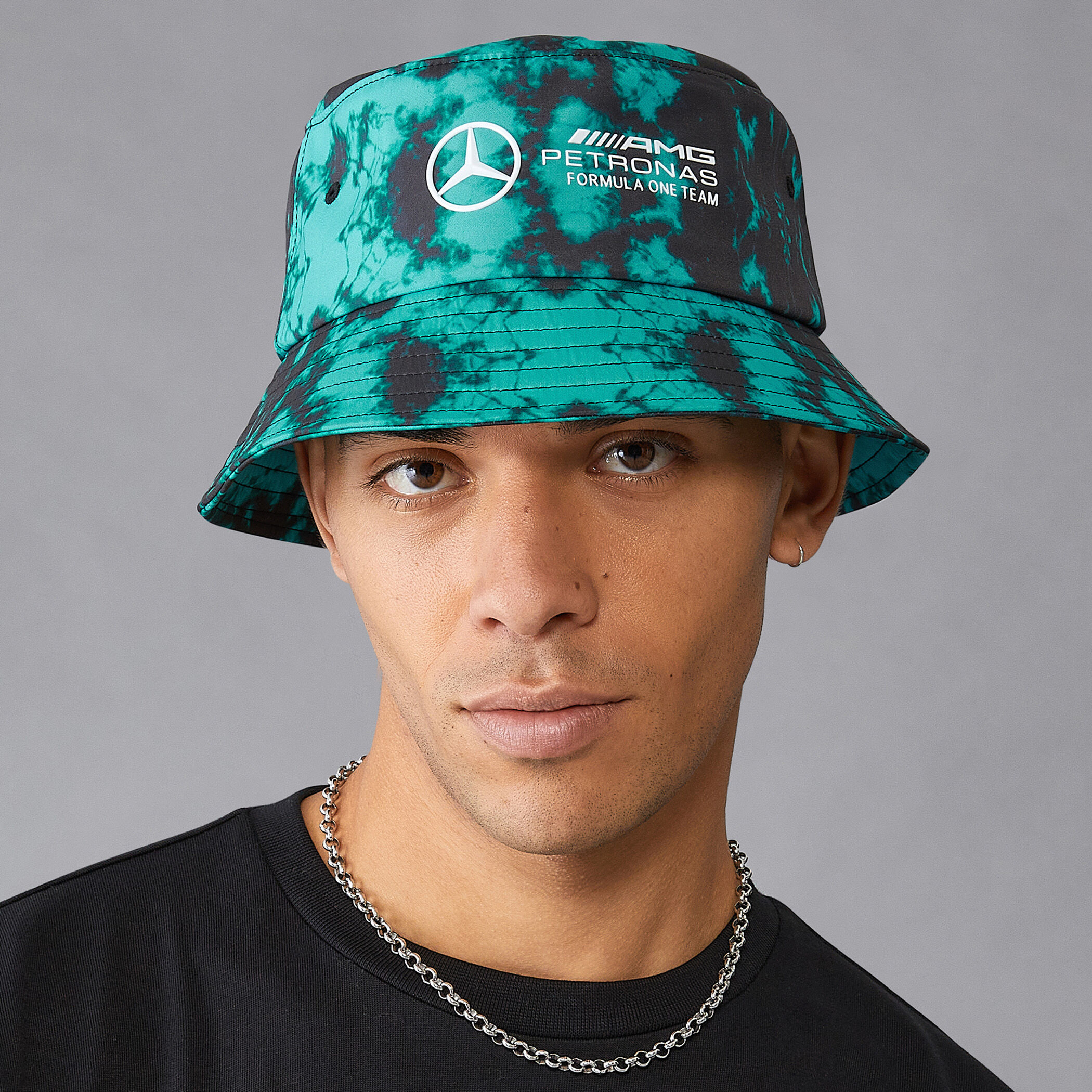 Tie Dye Bucket Hat Mercedes AMG F1 Fuel For Fans