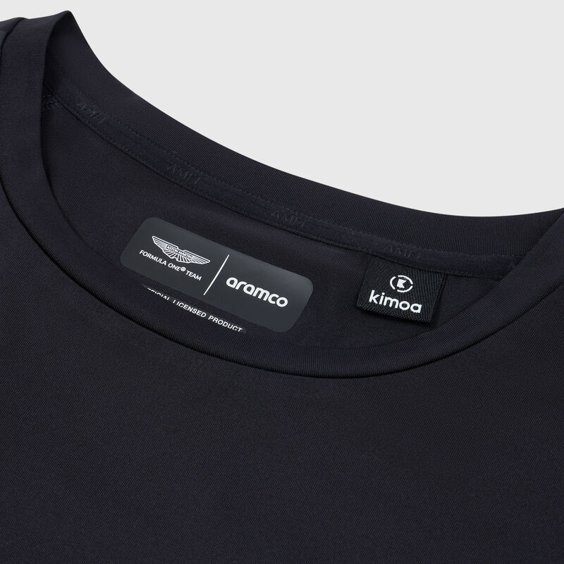 AMF1 FW KIMOA CHEST LOGO TEE - black