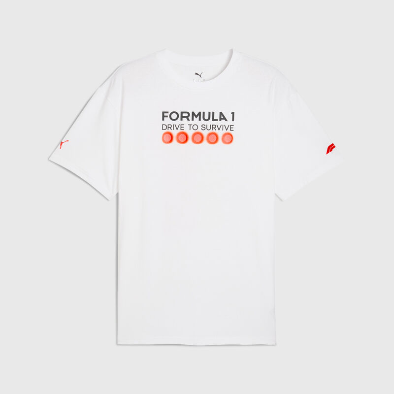 F1 FW DTS Graphic Tee Relaxed - white