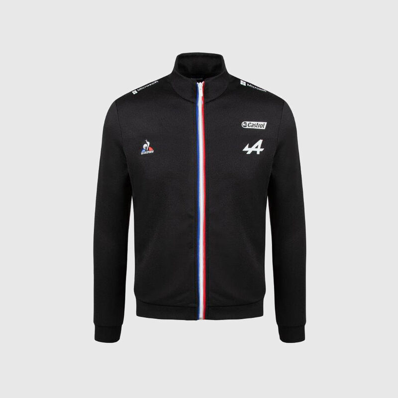 ALPINE F1 FZ ZIP THROUGH SWEAT - black