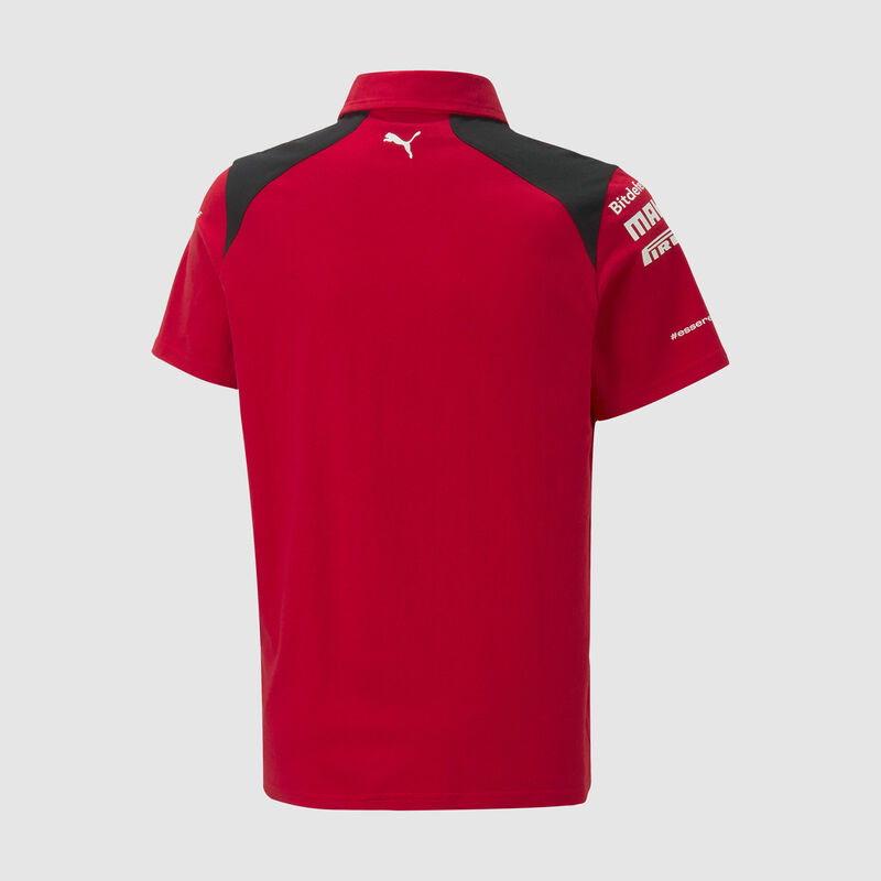 SF RP KIDS TEAM POLO - red