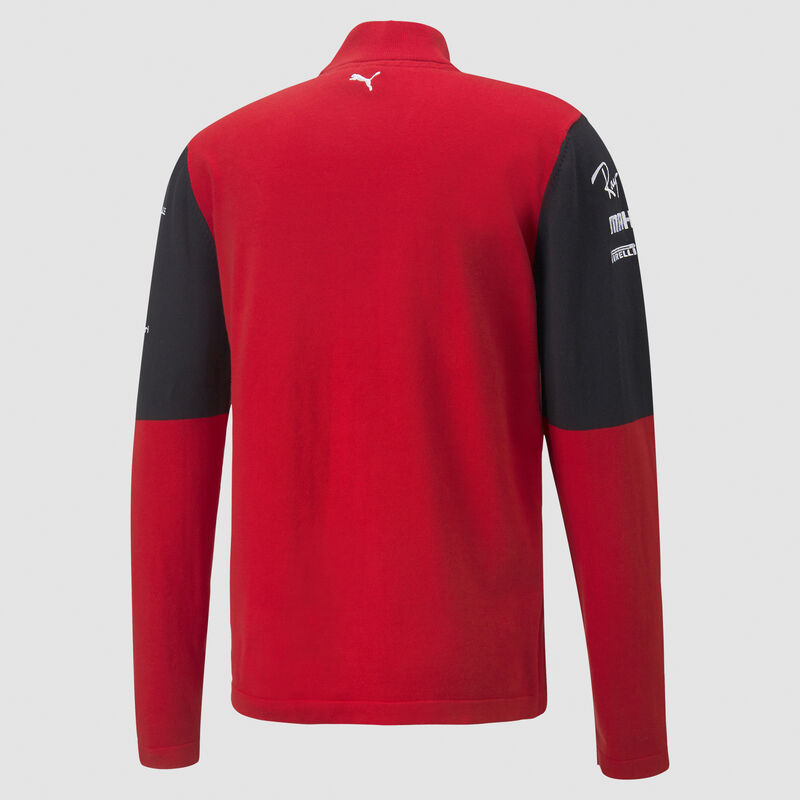 SF RP MENS TEAM HALF ZIP JUMPER - red