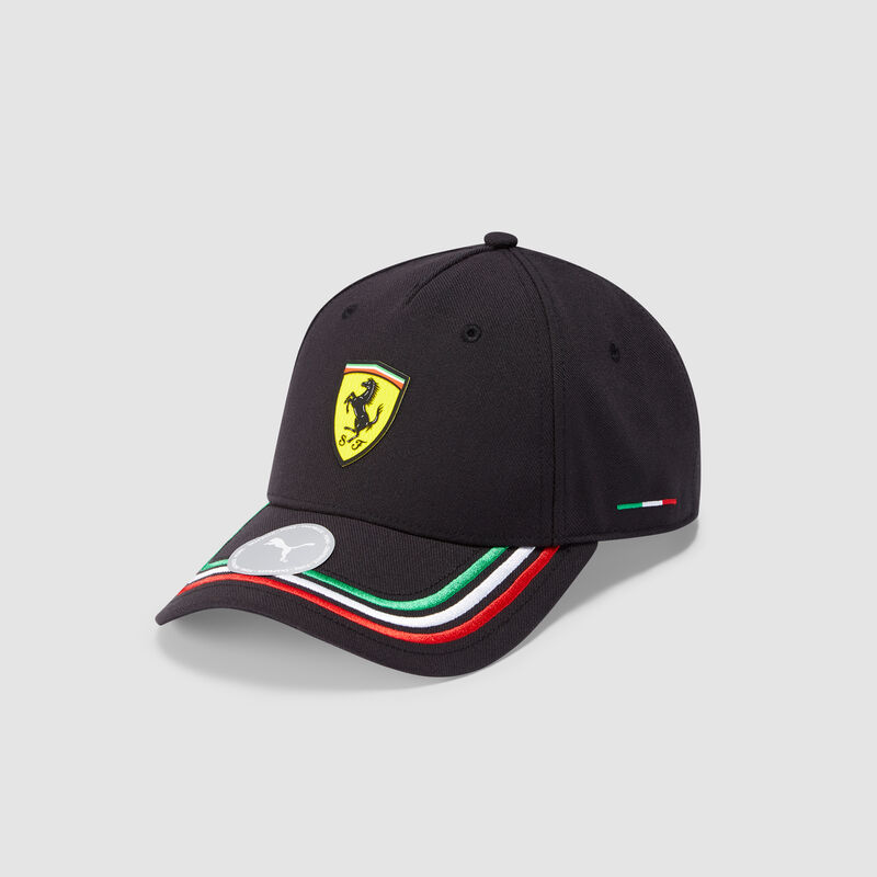 SF PU FW ITALIAN CAP - black