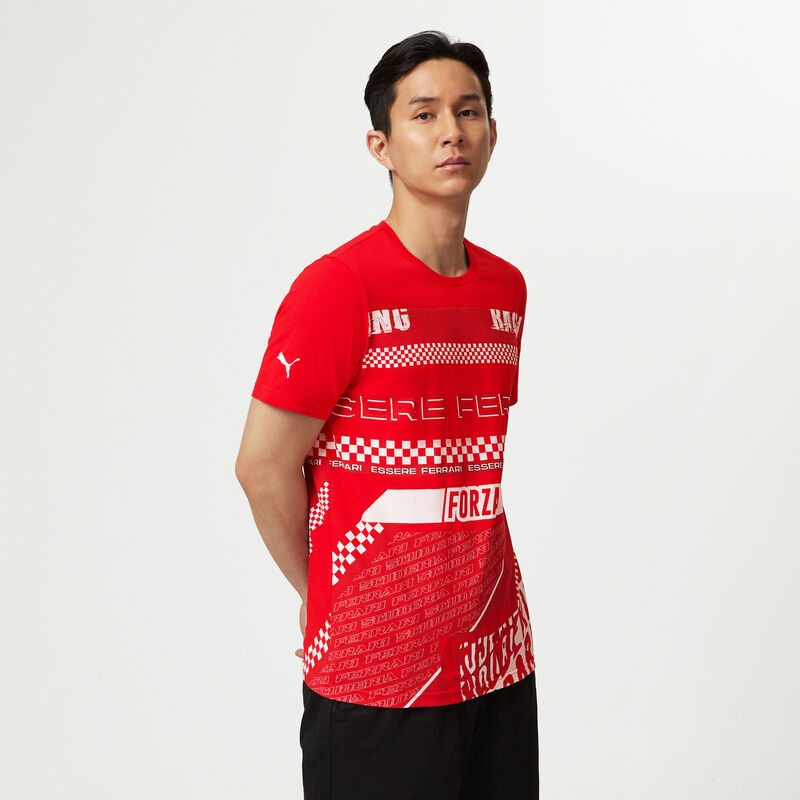 SF FW MENS GRAPHIC TEE - red