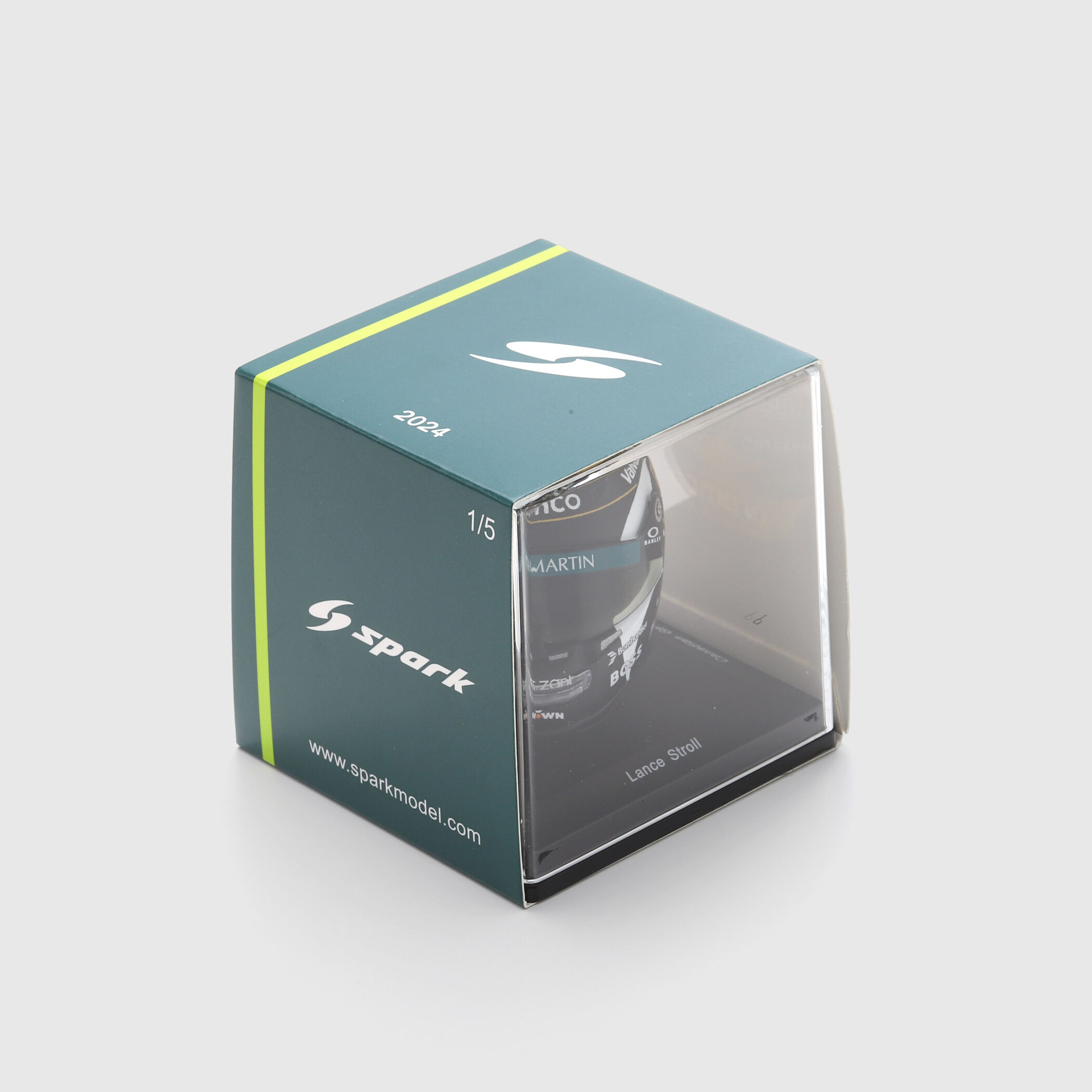 2024新作モデル 2024 Lance Stroll Canada GP 1:5 Scale Helmet - Aston Martin モデルカー