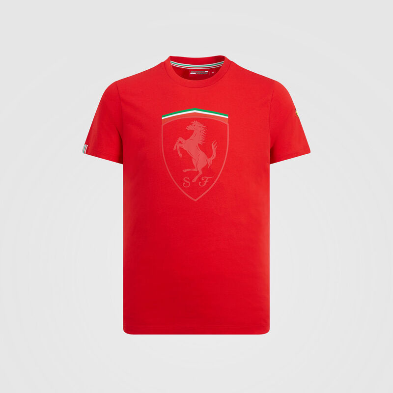 SF FW MENS MONO SHIELD GRAPHIC TEE - red