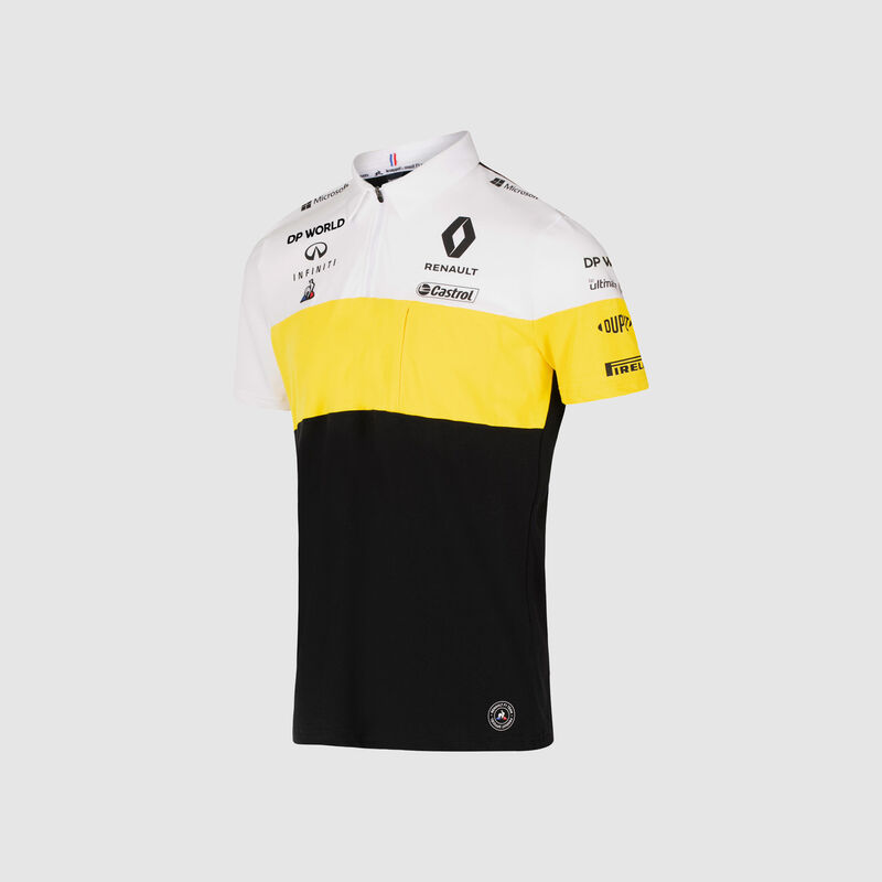 RENAULT RP MENS TEAM POLO - black