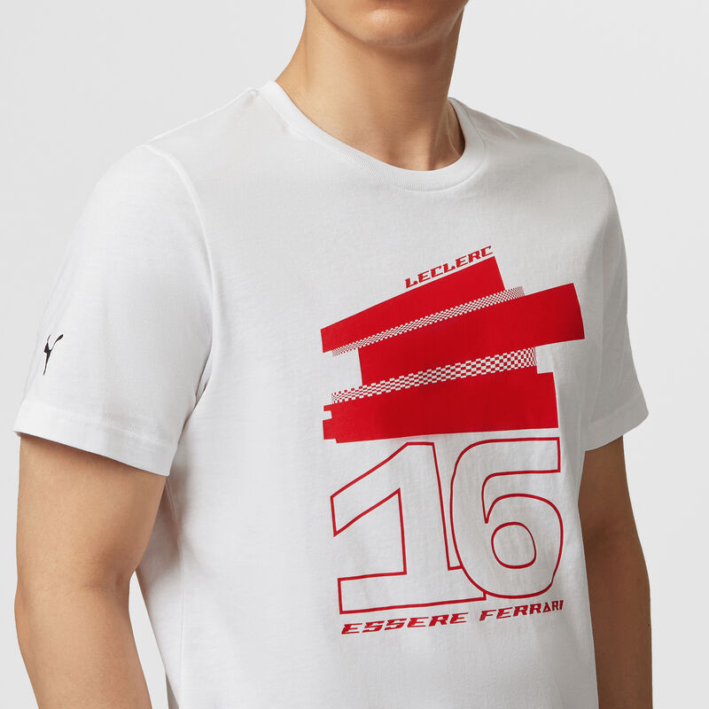SF FW MENS DRIVER TEE - white-leclerc