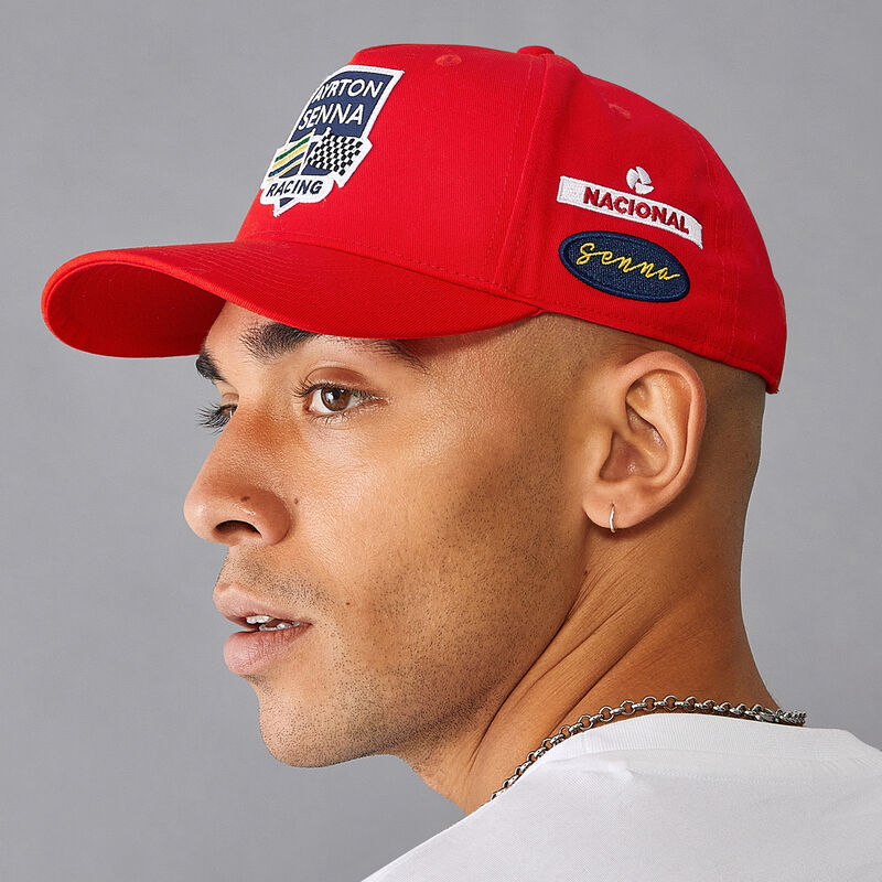 AS FW LEGACY SENNA PATCHWORK CAP - red