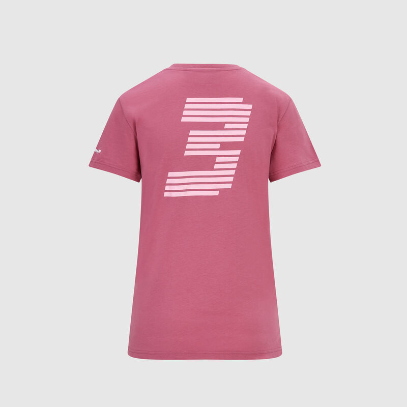 MCLAREN FW WOMENS RICCIARDO NO3 SG TEE - pink