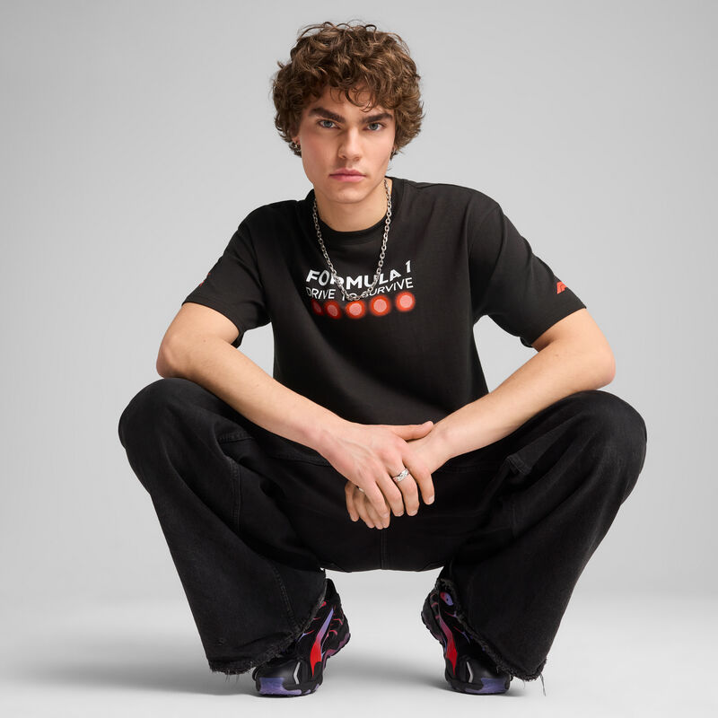 F1 FW DTS Graphic Tee Relaxed - black