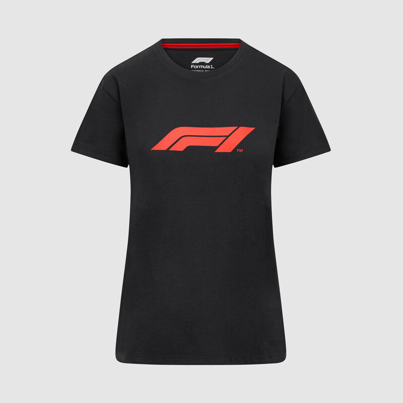 F1 FW WOMENS LOGO TEE - black