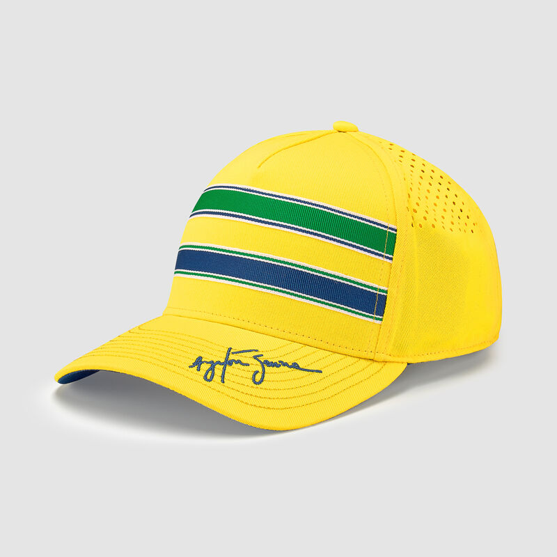 AS FW STRIPE BASEBALL CAP - yellow