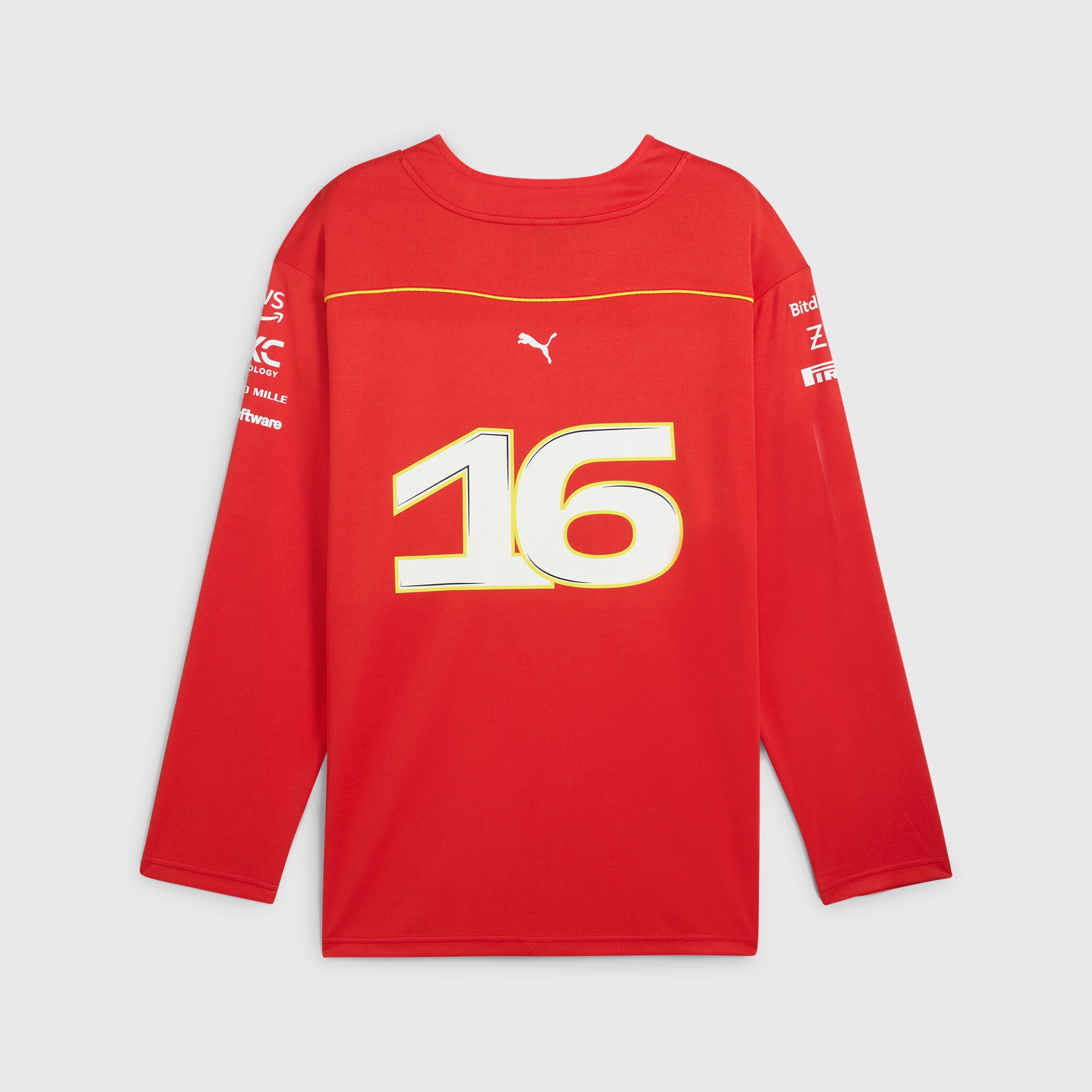 Ferrari Camiseta De Hockey Puma De Leclerc Para La Scuderia Ferrari Edicion Especial Canada Male Sudaderas Rosso Corsa Xxl