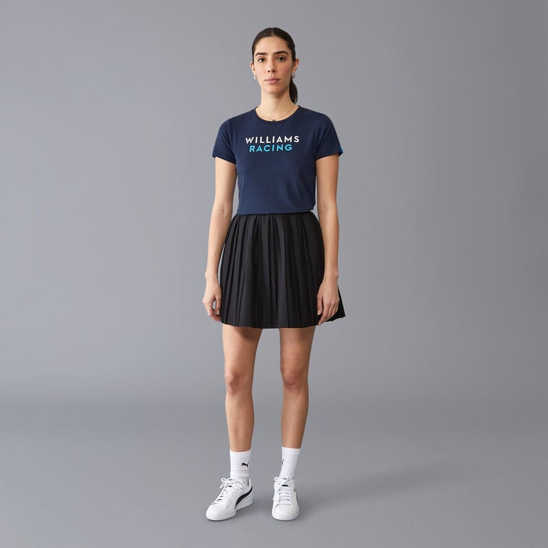 WILLIAMS RACING FW WOMENS LOGO TEE - navy