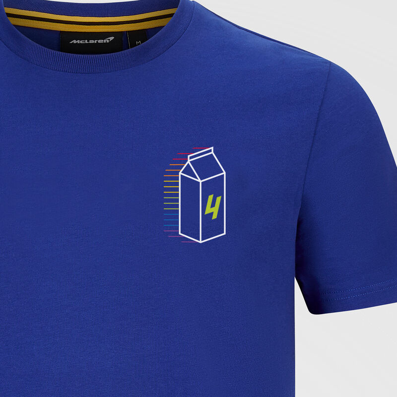 We Race As One Lando Milk T Shirt Mclaren F1 Fuel For Fans