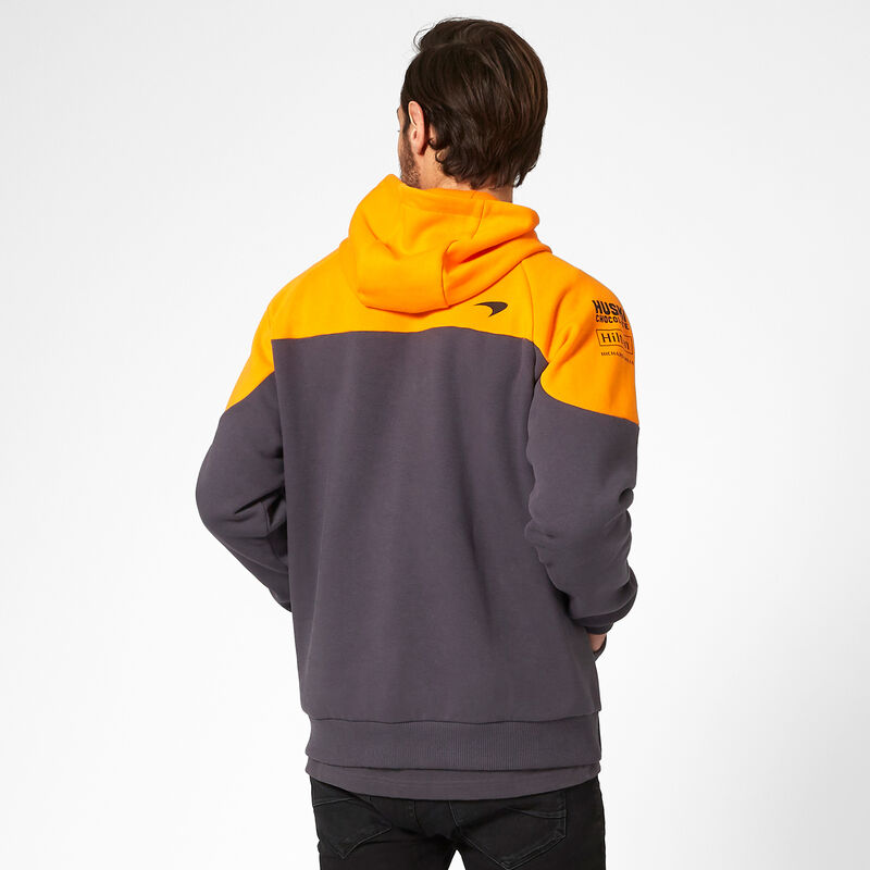 MCLAREN RP TEAM HOODED SWEAT - Antracit