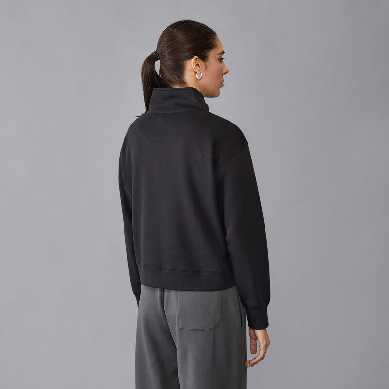 MAPF1 FW WOMENS RELAXED FIT 1/4 ZIP - black