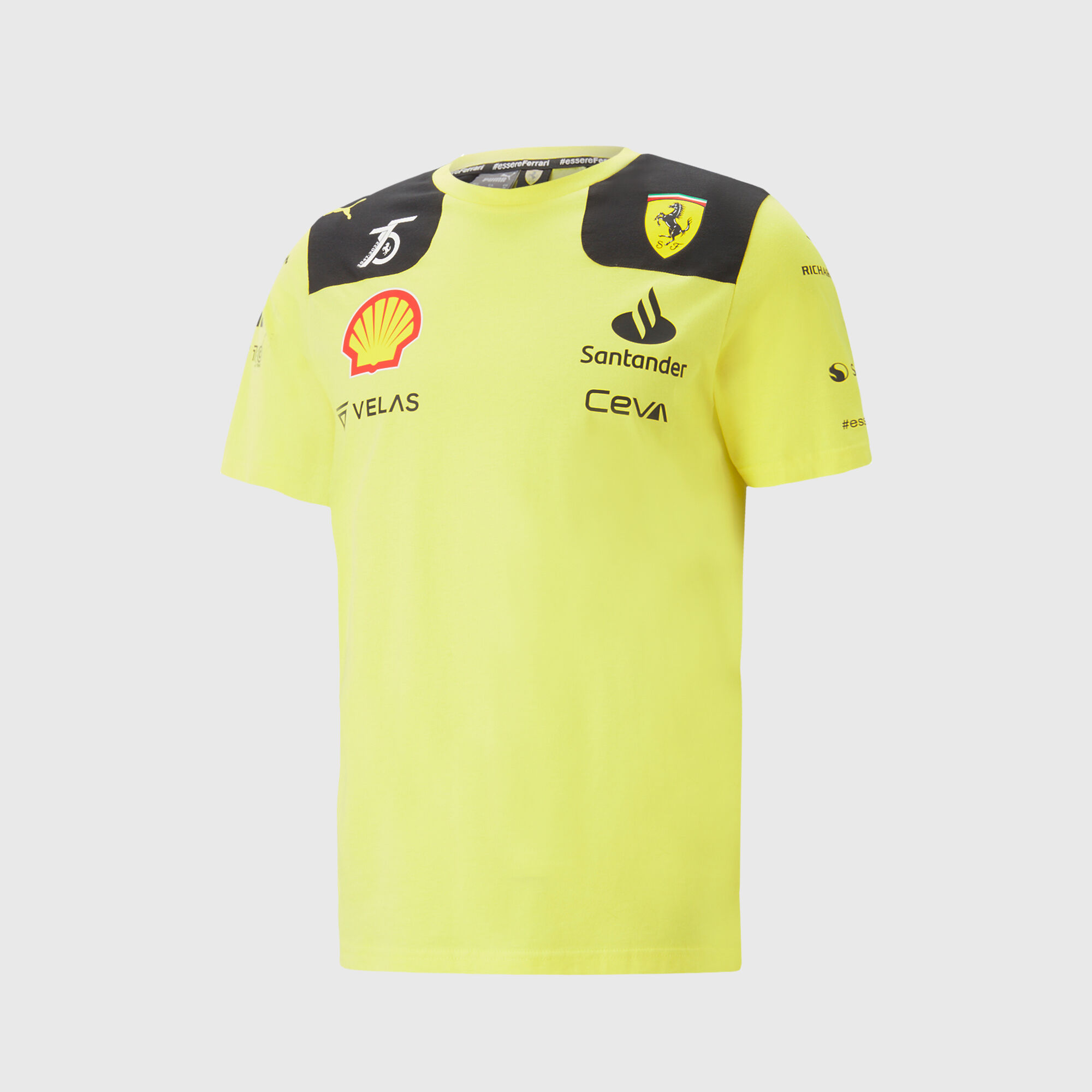 2022 Team T shirt Giallo Modena Special Edition Scuderia Ferrari