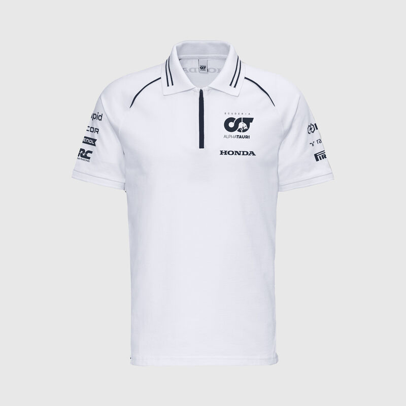 ALPHA TAURI SL MENS POLO - white