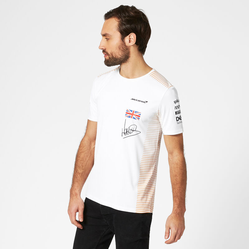 MCLAREN RP MENS NORRIS TEE - white