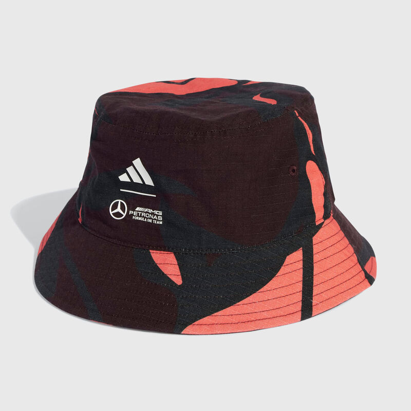 adidas Summer Pack Bucket Hat 2025 - Mercedes-AMG F1 - Pink ONE SIZE - Fuel For Fans F1 Merchandise store