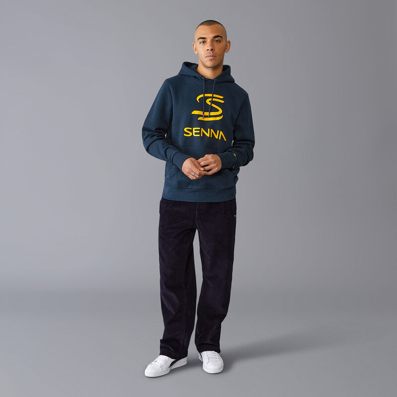 AS FW MENS SENNA LOGO HOODY - navy