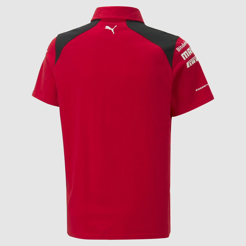 SF RP KIDS TEAM POLO - red