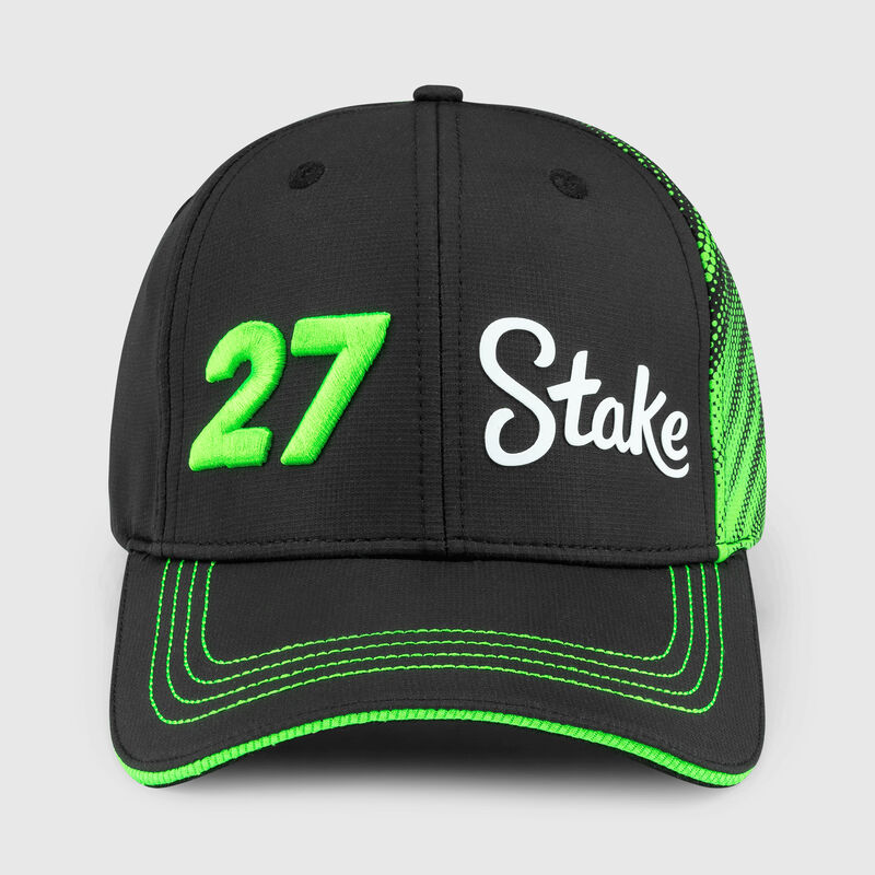 2025 Nico Hülkenberg Driver Cap 2025 - Stake F1 Team Kick Sauber - Black ONE SIZE - 8719641148997 - Fuel For Fans F1 Merchandise store