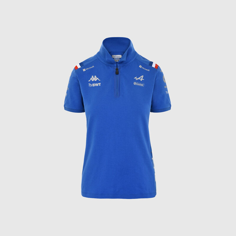 ALPINE F1 SL WOMENS TEAM POLO - blue