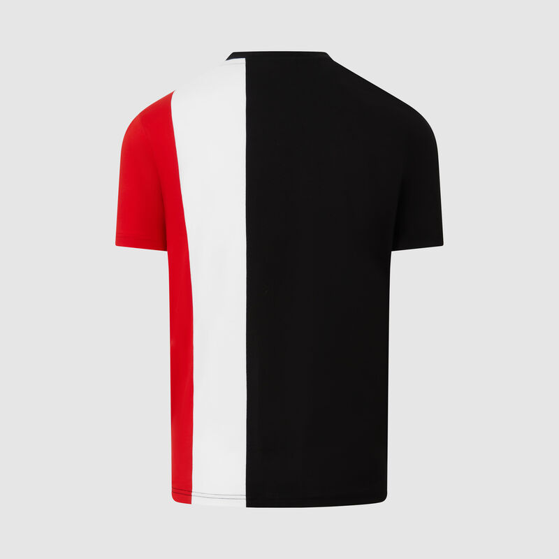 PORSCHE FW MENS STRIPE TEE - black