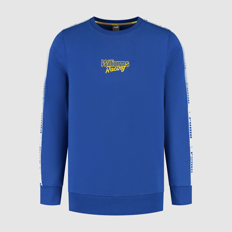 PUMA Oversized Pitlane Sweatshirt 2025 - Williams Racing - Blue / blue L - 8719203490601 - Fuel For Fans F1 Merchandise store
