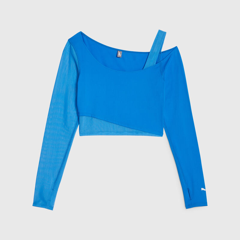 Women's PUMA T-shirt 2023 - Mercedes-AMG F1 - Blue M for females - 4099683625620 - Fuel For Fans F1 Merchandise store