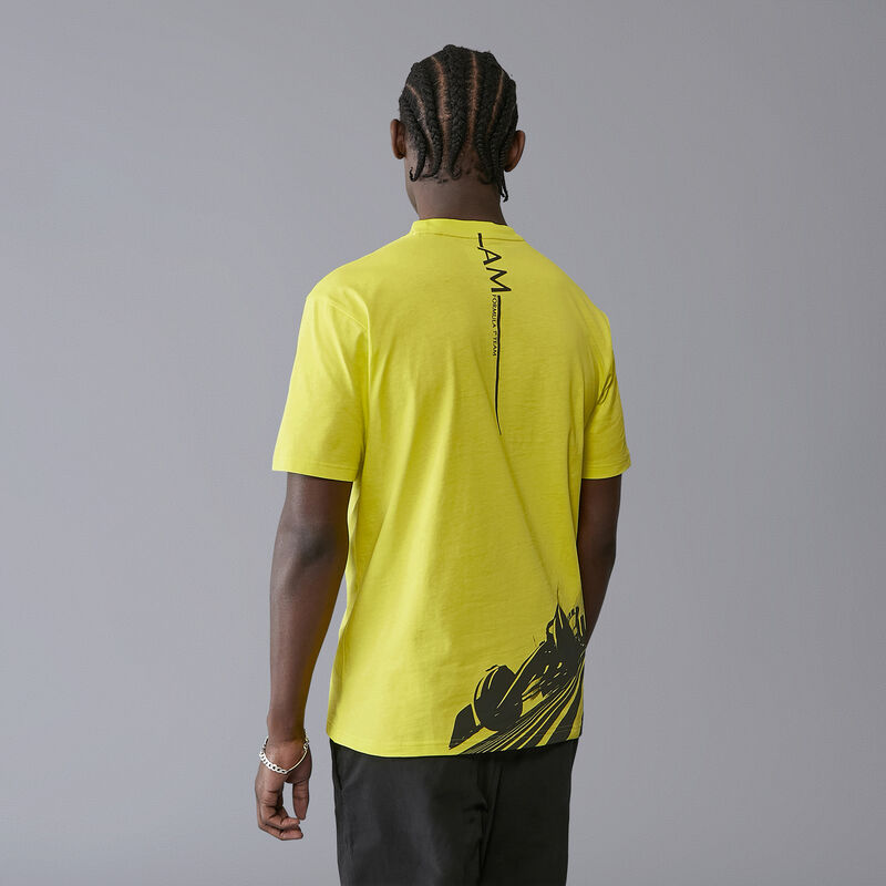 AMF1 FW LIFESTYLE CAR GRAPHIC TEE - lime
