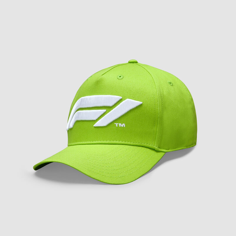 F1 FW LARGE LOGO BASEBALL CAP - lime