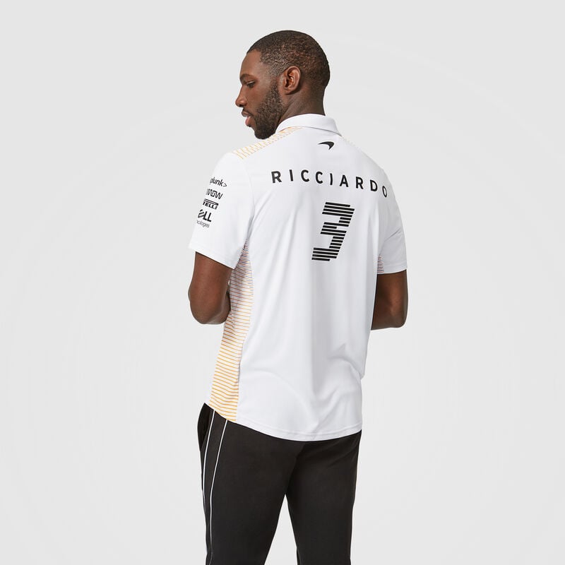 MCLAREN RP MENS RICCIARDO POLO - white