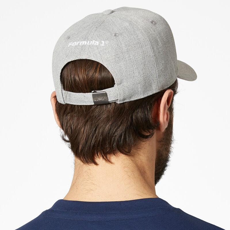 F1 FW LARGE LOGO BASEBALL CAP - grey