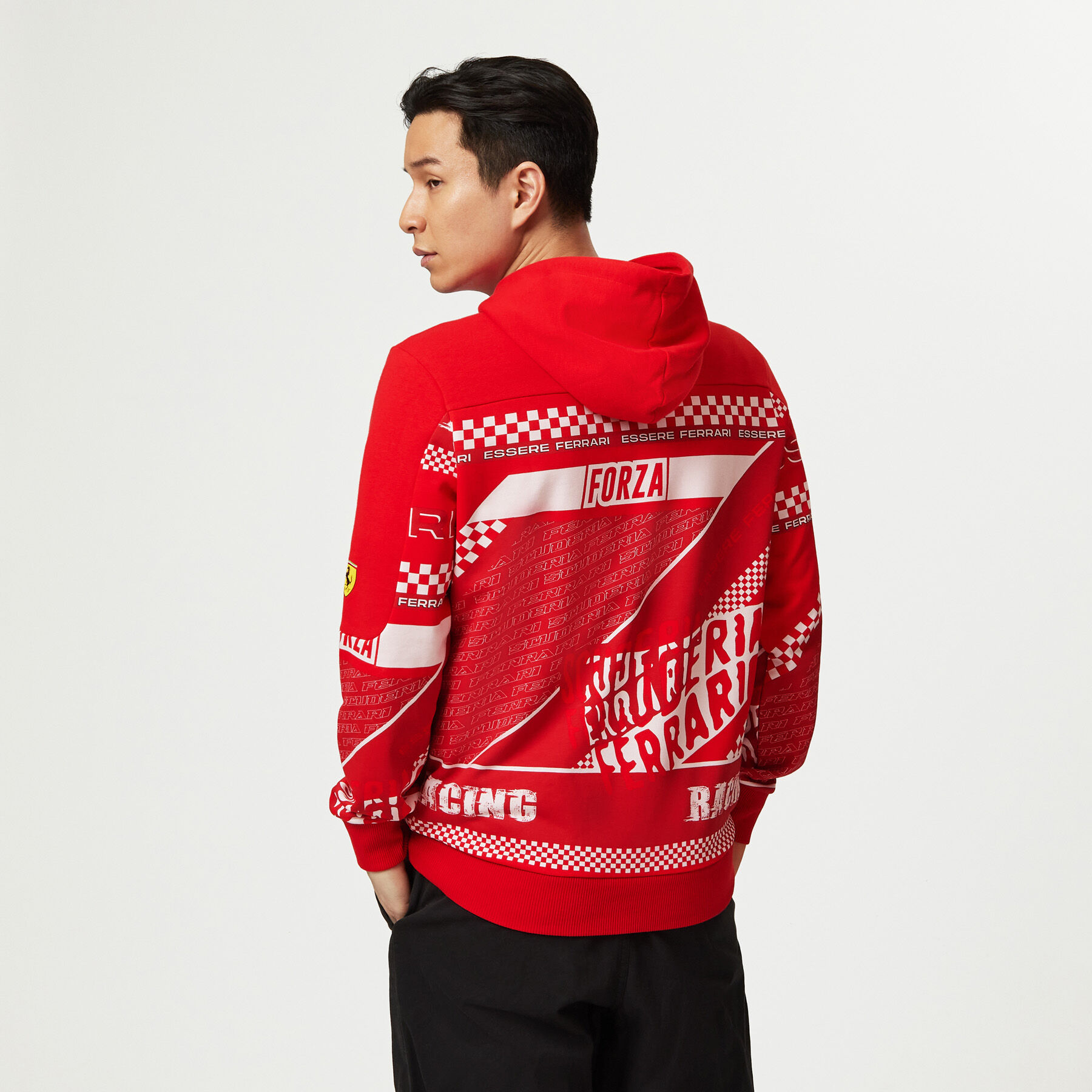 Ferrari hoodie red online
