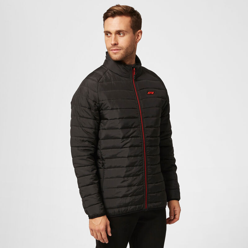 F1 FW TECH PADDED JACKET - black