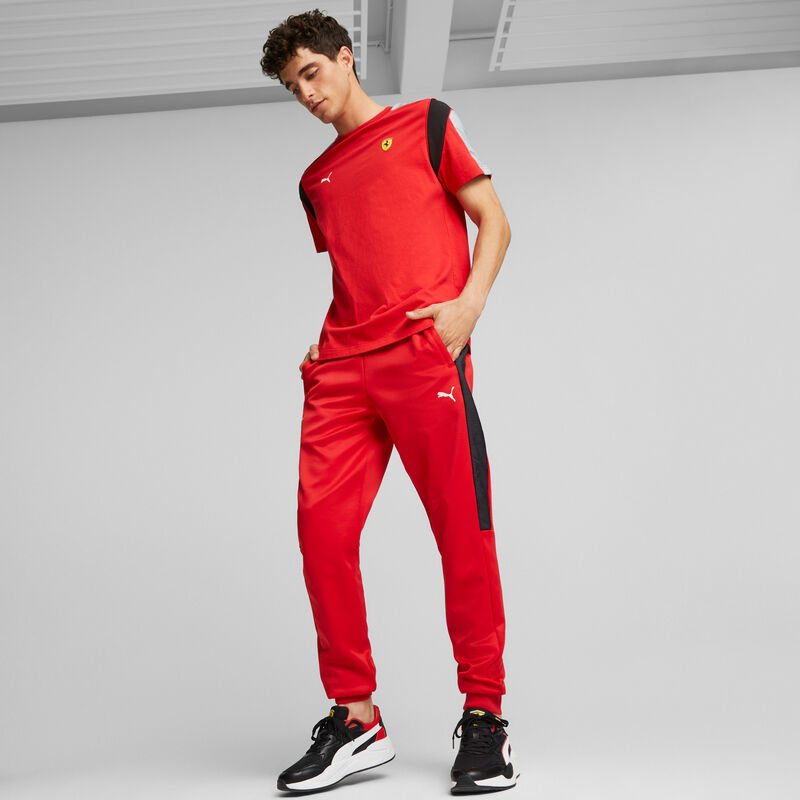 SF LS MENS RACE MT7 TRACK PANTS - red