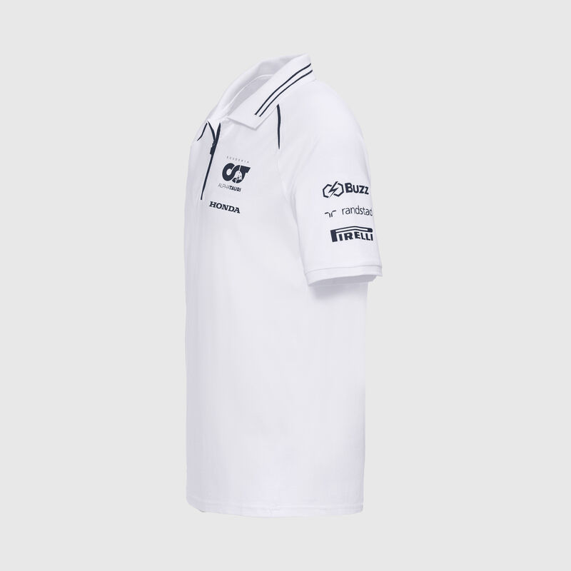 ALPHA TAURI SL MENS POLO - white